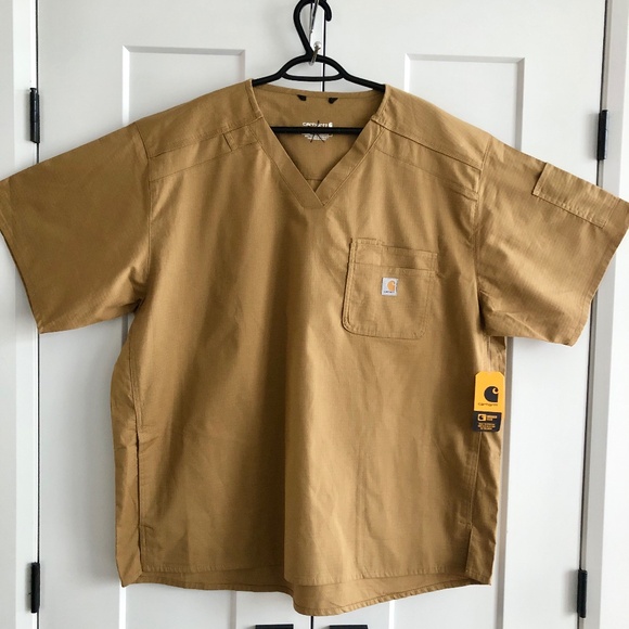 Carhartt, Rugged, Flex, Ripstop, Modern Fit, Scrub Top, Mens, 2XL, NEW - Picture 1 of 16